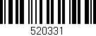 Código de barras (EAN, GTIN, SKU, ISBN): '520331'
