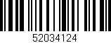 Código de barras (EAN, GTIN, SKU, ISBN): '52034124'