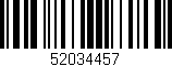 Código de barras (EAN, GTIN, SKU, ISBN): '52034457'