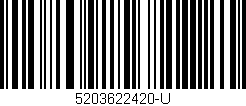 Código de barras (EAN, GTIN, SKU, ISBN): '5203622420-U'