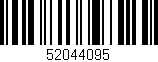 Código de barras (EAN, GTIN, SKU, ISBN): '52044095'