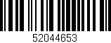 Código de barras (EAN, GTIN, SKU, ISBN): '52044653'