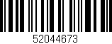 Código de barras (EAN, GTIN, SKU, ISBN): '52044673'