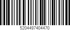 Código de barras (EAN, GTIN, SKU, ISBN): '5204497404470'