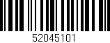 Código de barras (EAN, GTIN, SKU, ISBN): '52045101'