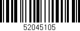 Código de barras (EAN, GTIN, SKU, ISBN): '52045105'