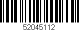 Código de barras (EAN, GTIN, SKU, ISBN): '52045112'