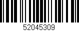 Código de barras (EAN, GTIN, SKU, ISBN): '52045309'