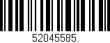 Código de barras (EAN, GTIN, SKU, ISBN): '52045585'