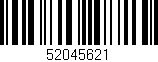 Código de barras (EAN, GTIN, SKU, ISBN): '52045621'