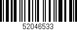 Código de barras (EAN, GTIN, SKU, ISBN): '52046533'