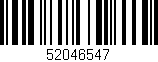 Código de barras (EAN, GTIN, SKU, ISBN): '52046547'