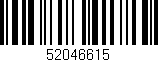 Código de barras (EAN, GTIN, SKU, ISBN): '52046615'