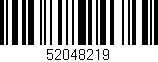 Código de barras (EAN, GTIN, SKU, ISBN): '52048219'