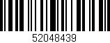 Código de barras (EAN, GTIN, SKU, ISBN): '52048439'