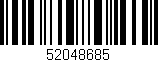 Código de barras (EAN, GTIN, SKU, ISBN): '52048685'