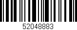 Código de barras (EAN, GTIN, SKU, ISBN): '52048883'