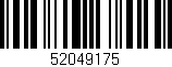 Código de barras (EAN, GTIN, SKU, ISBN): '52049175'