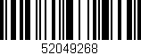 Código de barras (EAN, GTIN, SKU, ISBN): '52049268'