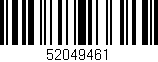 Código de barras (EAN, GTIN, SKU, ISBN): '52049461'