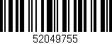Código de barras (EAN, GTIN, SKU, ISBN): '52049755'