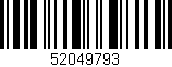 Código de barras (EAN, GTIN, SKU, ISBN): '52049793'