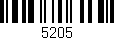 Código de barras (EAN, GTIN, SKU, ISBN): '5205'