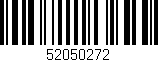 Código de barras (EAN, GTIN, SKU, ISBN): '52050272'