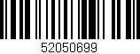 Código de barras (EAN, GTIN, SKU, ISBN): '52050699'