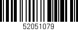 Código de barras (EAN, GTIN, SKU, ISBN): '52051079'