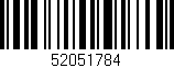 Código de barras (EAN, GTIN, SKU, ISBN): '52051784'