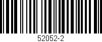 Código de barras (EAN, GTIN, SKU, ISBN): '52052-2'