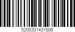 Código de barras (EAN, GTIN, SKU, ISBN): '5205331431508'