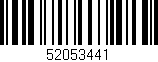Código de barras (EAN, GTIN, SKU, ISBN): '52053441'