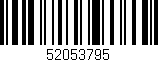 Código de barras (EAN, GTIN, SKU, ISBN): '52053795'