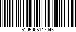 Código de barras (EAN, GTIN, SKU, ISBN): '5205385117045'
