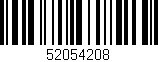 Código de barras (EAN, GTIN, SKU, ISBN): '52054208'