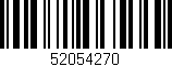 Código de barras (EAN, GTIN, SKU, ISBN): '52054270'