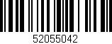 Código de barras (EAN, GTIN, SKU, ISBN): '52055042'