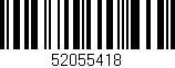Código de barras (EAN, GTIN, SKU, ISBN): '52055418'