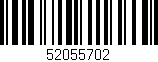 Código de barras (EAN, GTIN, SKU, ISBN): '52055702'