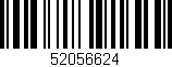 Código de barras (EAN, GTIN, SKU, ISBN): '52056624'