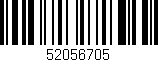 Código de barras (EAN, GTIN, SKU, ISBN): '52056705'