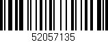 Código de barras (EAN, GTIN, SKU, ISBN): '52057135'