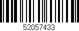 Código de barras (EAN, GTIN, SKU, ISBN): '52057433'