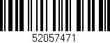 Código de barras (EAN, GTIN, SKU, ISBN): '52057471'