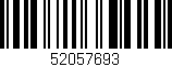 Código de barras (EAN, GTIN, SKU, ISBN): '52057693'