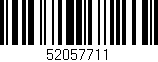 Código de barras (EAN, GTIN, SKU, ISBN): '52057711'