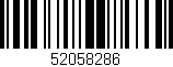 Código de barras (EAN, GTIN, SKU, ISBN): '52058286'
