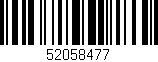 Código de barras (EAN, GTIN, SKU, ISBN): '52058477'